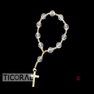 SOUVENIR ROSARIO CRISTAL x 50